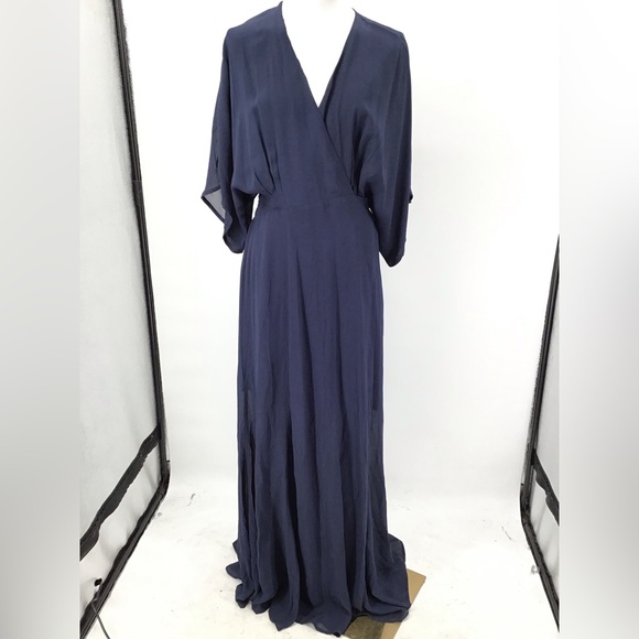 NWT Reformation Women’s Navy Blue Dress Size XL - Picture 2 of 4